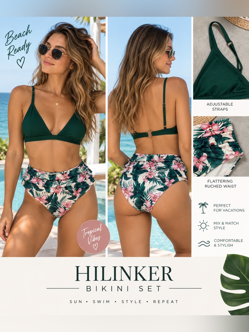 Hilinker Bikini Set nwt‎